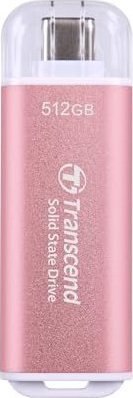 TRANSCEND TS512GESD300P (512 GB /Różowy )