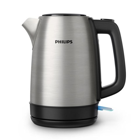 Philips Daily Collection Metalowy czajnik 1,7 l — pokrywka z mech. sprężynowym i wskaźnik