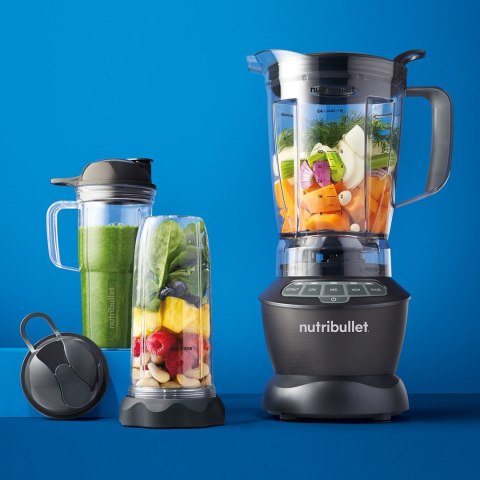 Blender stołowy NutriBullet NBF500DG 1,9L 1200W Srebrny