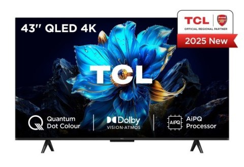 Televizor TCL 43" 43P7K QLED, Google TV Dolby Vision Dolby Atmos
