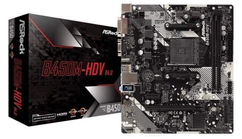 Płyta główna ASROCK B450M-HDV R4.0 (Socket AM4 /micro ATX)