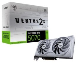Karta graficzna - MSI GeForce RTX 5070 VENTUS 2X OC WHITE 12GB DLSS 4