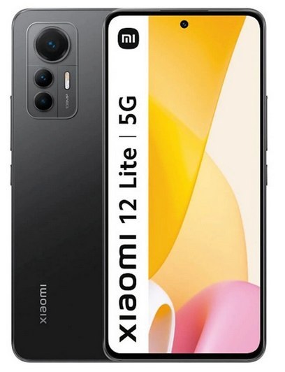 Smartphone XIAOMI 12 Lite 5G 8/128 GB Czarny 128 GB Czarny MZB0BK4EU