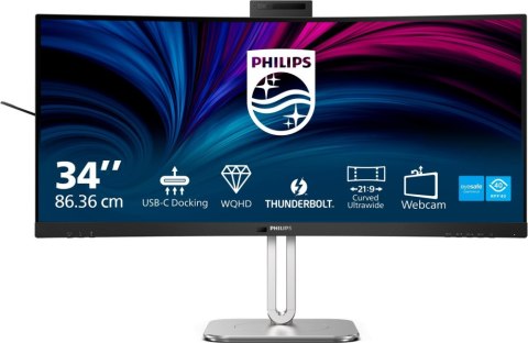 Monitor PHILIPS 34B2U6603CH/00 (34" /VA /120Hz /3440 x 1440 /Czarno-srebrny)