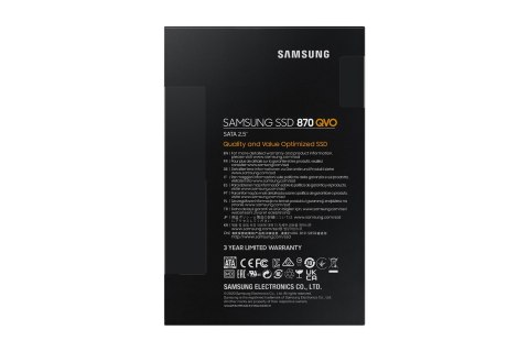 Dysk SSD Samsung 870 QVO 1TB (MZ-77Q1T0BW) (WYPRZEDAŻ)