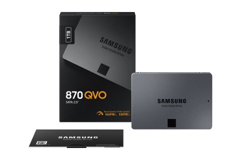 Dysk SSD Samsung 870 QVO 1TB (MZ-77Q1T0BW) (WYPRZEDAŻ)