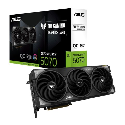 Karta graficzna ASUS TUF Gaming GeForce RTX 5070 OC 12GB (WYPRZEDAŻ)