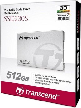 Dysk SSD TRANSCEND 230S 512GB SATA3 (2.5″ /512GB )
