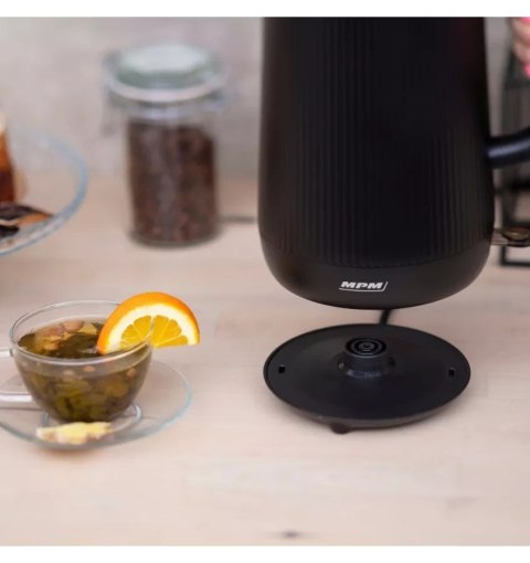 MPM Czajnik podwójne ścianki 1,7L czarny MCZ-115/C