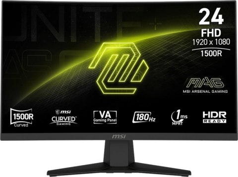 Monitor MSI MAG 244C (23.6" /VA /180Hz /1920 x 1080 /Czarny)