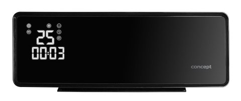Concept Grzejnik ceramiczny ścienny QH4001 czarny