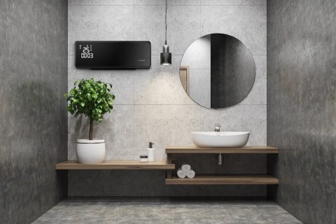 Concept Grzejnik ceramiczny ścienny QH4001 czarny
