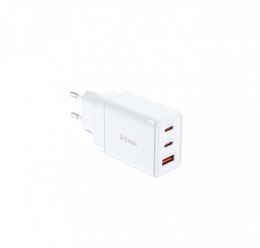 D-Link Ładowarka zasilacz GAN 2x 65W 2x USB-C 1x USB-A