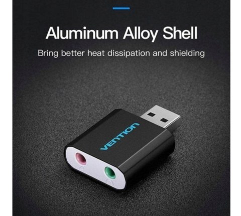 Zewnętrzna karta dźwiękowa USB Vention