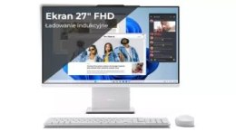 Lenovo IdeaCentre AIO 3 27 - Core i5-13420H | 27''-QHD-99% sRGB | 16GB | 512GB | Indukcja | Win11Home | Cloud Grey
