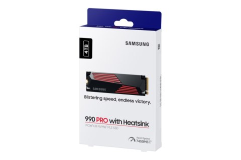 Dysk SSD M.2 SAMSUNG 990 PRO Heatsink 4 TB (M.2 2280″ /4 TB )