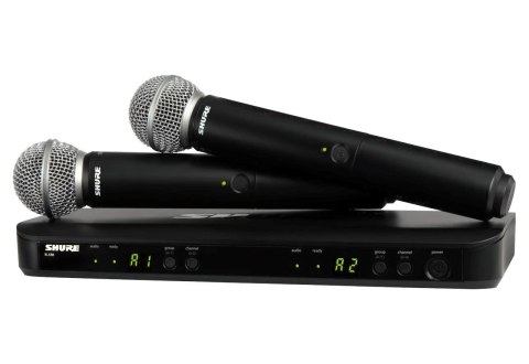 Shure BLX288E/SM58-H8E - System bezprzewodowy z odbiornikiem i mikrofonami