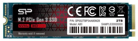 Dysk SSD M.2 SILICON POWER P34A80 2 TB (M.2″ /2TB )