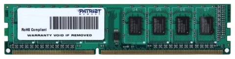 Pamięć PATRIOT (DIMM/DDR3/4 GB/1333MHz/1.5V/9CL/SINGLE)