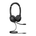 Słuchawka z mikrofonem Na głowę JABRA Evolve2 30 USB-A UC Stereo Czarny (1.5m /USB 2.0 wtyk/Czarny)