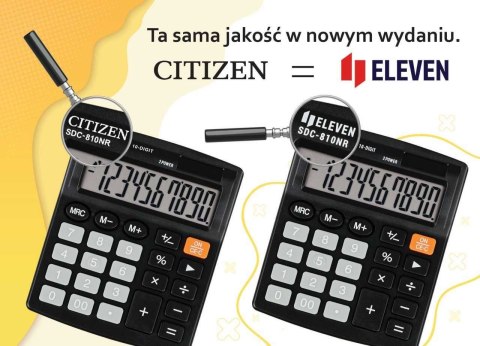 Eleven kalkulator biurowy CMB1001-BK czarny zastępuje Citizen