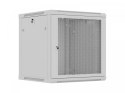 Lanberg Szafa instalacyjna rack wisząca 12U 600x600 szara drzwi perforowane (flat pack)