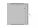 Lanberg Szafa instalacyjna rack wisząca 12U 600x600 szara drzwi perforowane (flat pack)