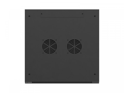 Lanberg Szafa instalacyjna rack wisząca 19 cali 6U 600x600 czarna drzwi perforowane (flat pack)