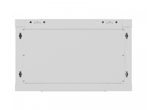 Lanberg Szafa instalacyjna rack wisząca 19 cali 6U 600x600 szara drzwi perforowane (flat pack)
