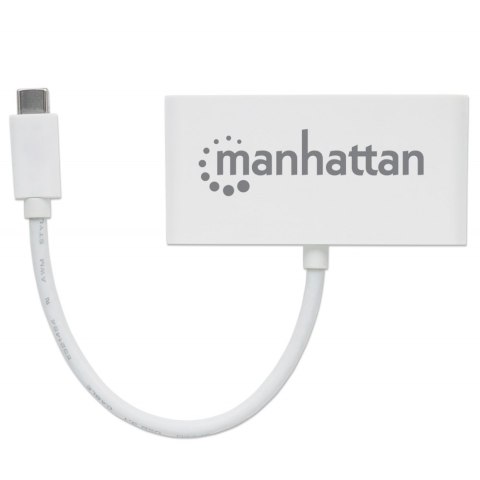 TECHLY Hub USB 3.0 4-portowy 3x USB-A 1x USB-C z portem USB-C PD 163552