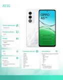 Oppo Smartfon A5 5G 4/128GB Biały
