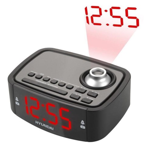 Radiobudzik Hyundai RACRAC201PLLBR z projektorem
