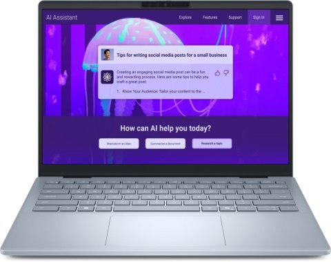 Notebook DELL 14 Plus DB14250 (14"/I9 Ultra 288V /32GB/SSD1TB/W11H/Srebrno czarny)