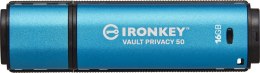 Pendrive KINGSTON IronKey Vault Privacy 50 Series (16 GB /Niebieski )