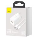 BASEUS ŁADOWARKA SIECIOWA Z KABLEM TZCCSUP-L02 1C