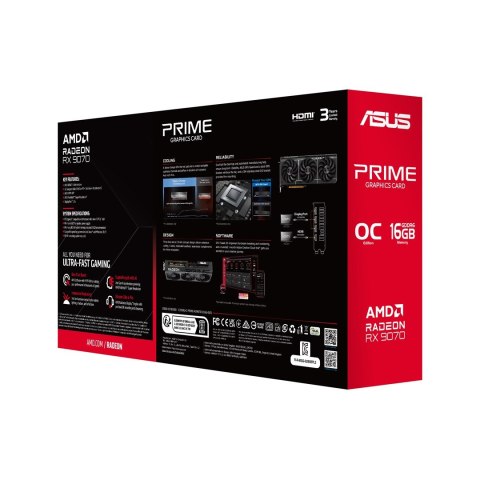 Karta graf. ASUS PRIME RX9070 O16G EVO (WYPRZEDAŻ)