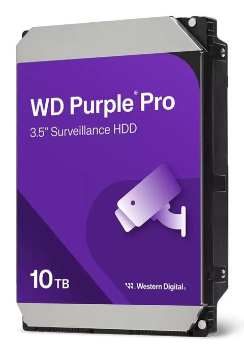 Dysk twardy HDD WD Purple Pro 10TB 3,5" SATA WD102PURP  (WYPRZEDAŻ)