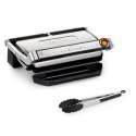 Grill elektryczny TEFAL, model GC728D10 o mocy 2000 W, wykonany ze stali nierdzewnej