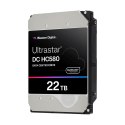 Dysk serwerowy HDD Western Digital Ultrastar DC HC580 WUH722422ALE6L4 (22 TB; 3.5"; SATA) (WYPRZEDAŻ)