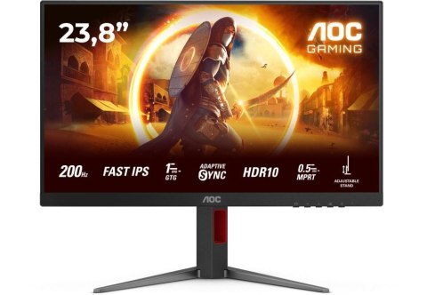 Monitor AOC 24G4HA (23.8" /IPS /200Hz /1920 x 1080 /Czarny)