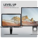 AXAGON STND-LQB Podstawka do laptopów aluminiowa 10-17,3 cala regulowane kąty nachylenia, Czarna