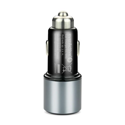 EverActive Ładowarka samochodowa CC-60Q QC3.0 83W 1X USB + 1X USB-C PD czarna