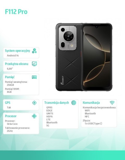 Fossibot Smartfon F112 Pro black