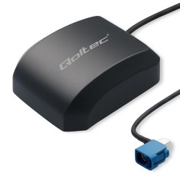 Antena GPS Qoltec GLONASS z podstawą magnetyczną | dookólna | 28dBi | FAKRA