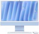 Komputer AiO Apple iMac MWV33ZE/A 24" 4,5K M4 16GB 512SSD Int MacOS Niebieski