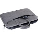 Defender Torba SOLID LEATHER 15,6 cala Szara
