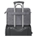 Defender Torba SOLID LEATHER 15,6 cala Szara