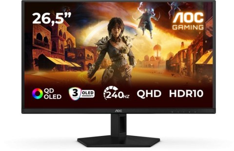 Monitor AOC Q27G41ZDF (26.5" /QD OLED /240Hz /2560 x 1440 /Czarny)