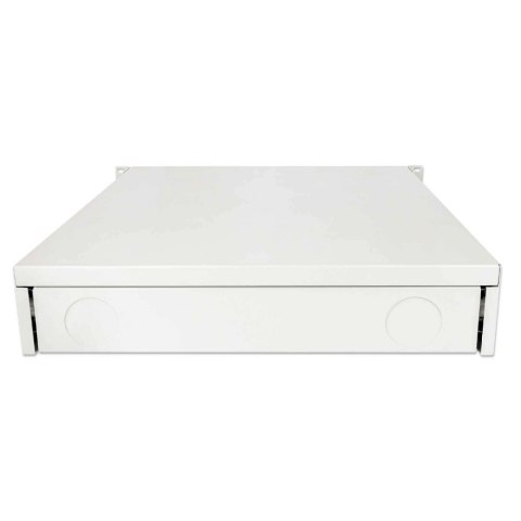 TECHLY Szuflada do szaf Rack, 2U, z zamkiem, 466 mm, szara 715843