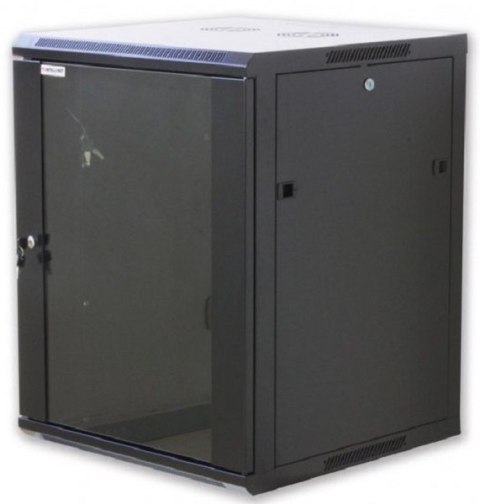 INTELLINET Szafa wisząca 6U 60/45 szyba I-CASE EW-2006BKL